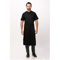 Chef Works Brio Black Bib Apron