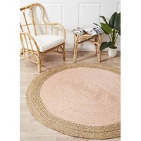 Rug Culture Atrium Polo Pink Round Rug 150x150cm