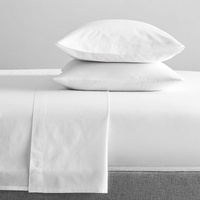 Renee Taylor 300 TC Organic Cotton White Sheet Set Single