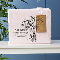 Park Avenue Bamboo Cotton 500TC Peach Queen Sheet Set