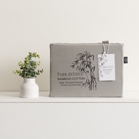 Park Avenue Super King Bamboo Cotton Duvet Set 500 TC Charcoal