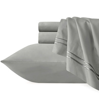 Renee Taylor Strada 1000 Thread Count Egyptian Cotton Silver Charcoal Super King