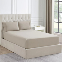 Ddecor Home 1500 TC Premium Cotton Blend Sand King Set