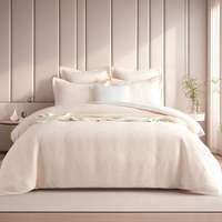 Renee Taylor Bella Blush Jacquard Super King Quilt Cover