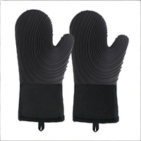 Premium Silicone Oven Mitts – Heat Resistant Up to 500°F, Non-Slip Grip, Easy to Clean, Food Grade & BPA-Free, Ideal for Grilling, Baking, Cooking, Mi