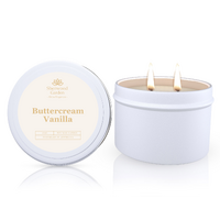 Sherwood Buttercream Vanilla Soy Candle Tin 165g