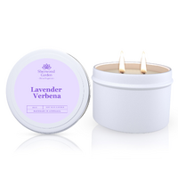 Sherwood Garden Lavender Verbena Soy Candle Tin 165g