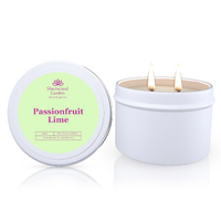 Sherwood Garden Passionfruit Lime Soy Candle Tin 165g