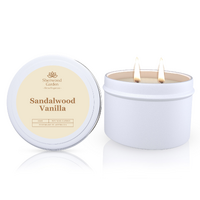 Sherwood Garden Home Fragrances Sandalwood Vanilla Soy Candle Tin 165g