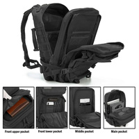 45L Tactical Molle Backpack Military Style