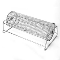 12-Inch Stainless Steel BBQ Grill Rotisserie Mesh