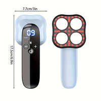 Rechargeable Handheld Massager 4-Point Head Blue