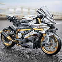 Motorcycle Blocks Model Building Toy for Teens & Adults