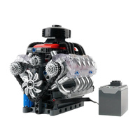 V8 Engine Simulation Model Building Blocks