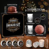 Whiskey Smoker Kit with 6 Wood Flavours & Accessories
