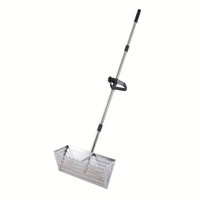 Adjustable Metal Beach Sifter Rake Garden Tool