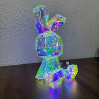 Rabbit LED Light Halloween Bunny Table Lamp