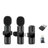 Wireless Lavalier Microphone iPhone Android Live Recording