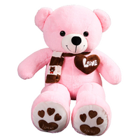 100cm Pink Giant Teddy Bear Soft Plush Toy