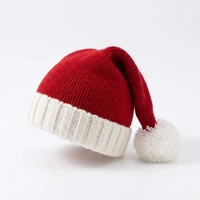 Trendbay Kids’ Christmas Knitted Beanie Hat with Cute Pom Pom