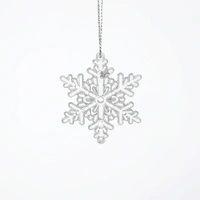 Trendbay 10Pcs Glitter Snowflake Christmas Ornaments Sparkling Hanging