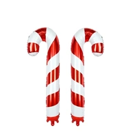 Trendbay 2pcs Extra-Large Red & White Striped Candy Cane Balloons