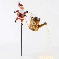 82CM Solar Santa Claus Kettle Light for Christmas