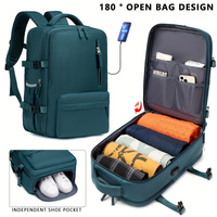 Large Capacity Travel Backpack with USB Charging Port