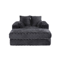 Airluxe CozyCloud Lounge Chair Dark Grey