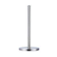 Stainless Steel Paper Towel Holder for Kitchen Countertop Cling Film Storage Rack-Silver