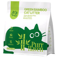 Purr Haven Green Bamboo Cat Litter | 10 Carton | 6 Packs Per Carton | 2.5kg Per Pack