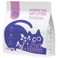 Purr Haven Green Tea Cat Litter | 1 Carton | 6 Packs Per Carton | 2.5kg Per Pack