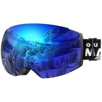 OutdoorMaster Ski Goggles PRO - Frameless, Interchangeable Lens 100% UV400 Protection Snow Goggles for Men & Women-OM-2