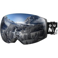 OutdoorMaster Ski Goggles PRO - Frameless, Interchangeable Lens 100% UV400 Protection Snow Goggles for Men & Women-01 VLT 10％-OM-2