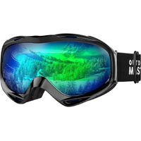 OutdoorMaster OTG Ski Goggles - Over Glasses Ski/Snowboard Goggles for Men, Women & Youth - 100% UV Protection-OM-5