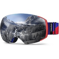 OutdoorMaster Ski Goggles PRO - Frameless, Interchangeable Lens 100% UV400 Protection Snow Goggles for Men & Women-OM-2