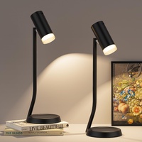 Cordless Table Lamps 2 Pack Battery Operated Rechargeable Magnetic