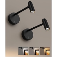 HUDYOGY Picture Light 2 Pack Battery Operated CCT Dimmable Remote