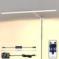 Picture Light for Wall Plug in 24inch, Dimmable LED Art Photo Light with Remote, 3000K Warm White Wall Lights with On/Off Switch Display for Picture, 