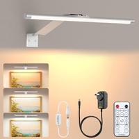 HUDYOGY 13.5" Picture Light Plug-In/Hardwired, 3000K Warm Silver