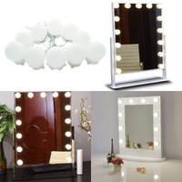 Hollywood Makeup Mirror Vanity LED Light Kit Dimmable Linkable Strip