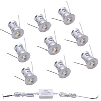 9 Pack Mini LED Downlights 6000K Cold White Ceiling Recessed Spot