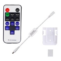Mini Remote Control Single Colour LED Strip Lights 12V DC Dimmer
