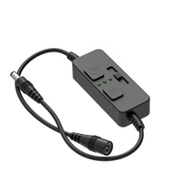 Single Colour LED Controller PWM Slider Dimmer Timer 36W Black