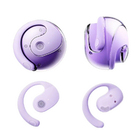 Open Ear Wireless Headphones Earphones Bluetooth 5.4 On Ear Sport Gym Earbuds-Purple