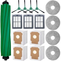 16-Piece Replacement Parts Kit for IRobot Roomba 505/405 Combo Robot Vacuum Cleaner, Main Brush ×1, Side Brushes ×4, HEPA Filters ×3, Cleaning Cloths 