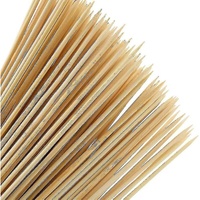 100 Pieces Wooden Skewers, 30Cm Bamboo Skewers Sticks, Skewers For Fruit, Cocktail, Bbq And Vegetables