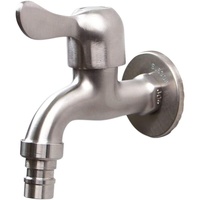 304 Stainless Steel Faucet 1/2' Flow Valve