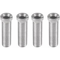4 pcs Sink Basket Screws Stainless Steel 45Mm M12 Sink Basket Screws For Sink Strainer Plug -Silver
