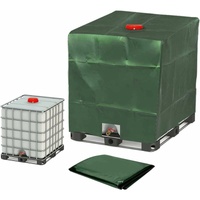 1000L Ibc Tank Cover, Water Tank Cover, Tank Protective Cover, Dustproof Tank Cover, Green 120 X 100 X 116 Cm